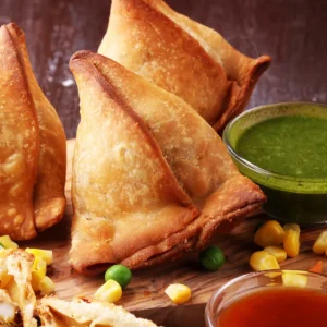 Small Veggie Samosas (2 pcs)