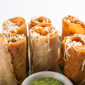 Karachi Style Puri Parath Rolls  – Chicken / Beef Roll